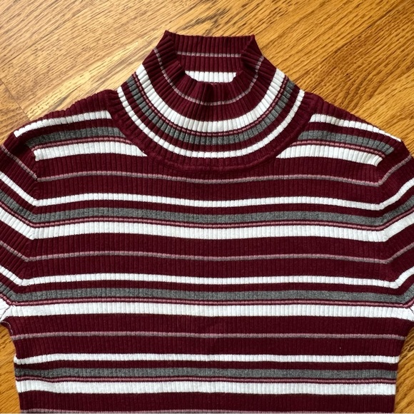 Pink Republic Multi Color Striped Soft Knit Sweater Size Extra Large - Picture 2 of 6